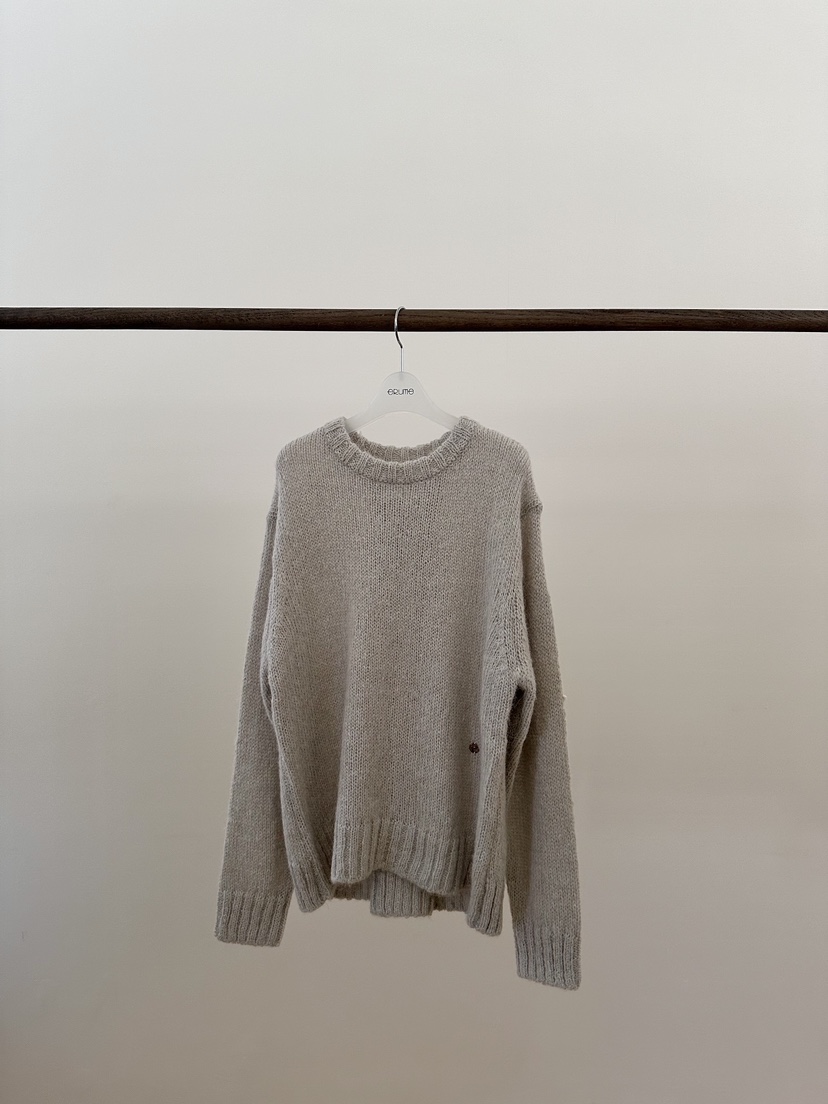 ERUME韓國直郵㊣女士新品職業時尚25秋冬熱賣休閑針織衫羊駝ERUME針織衫圖色2