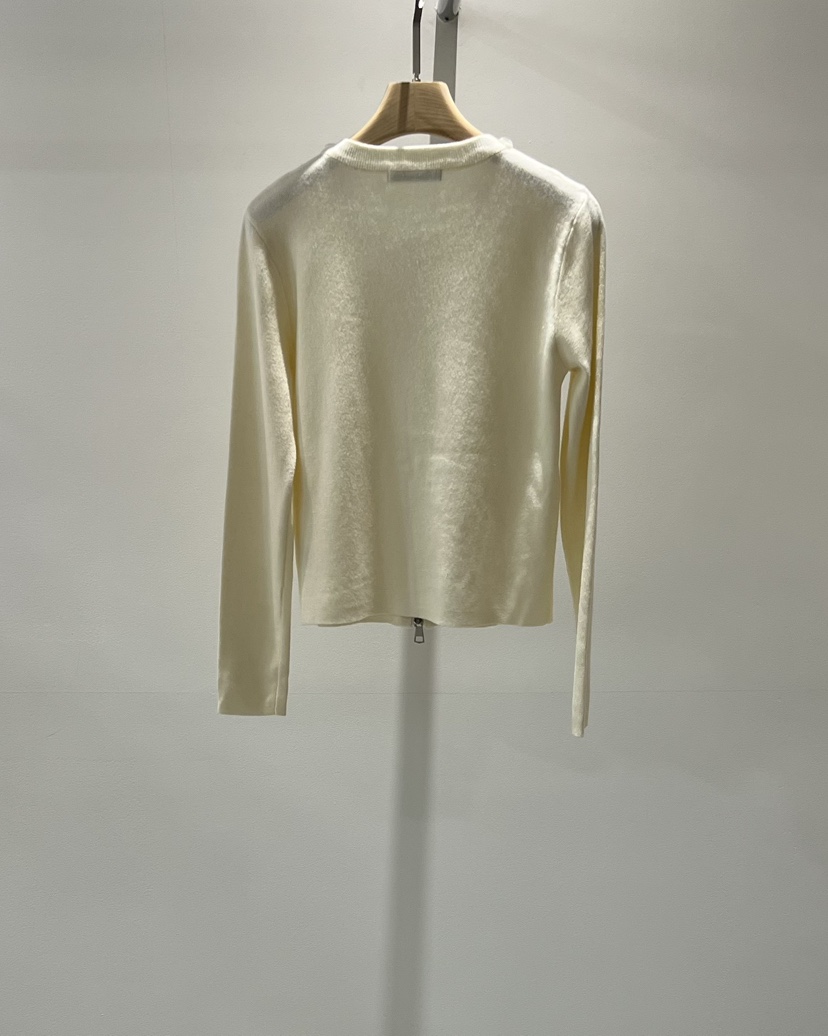 DENISE東大門㊣實拍女士新款時尚職業25秋冬休閑針織衫拉鏈DENISE針織衫