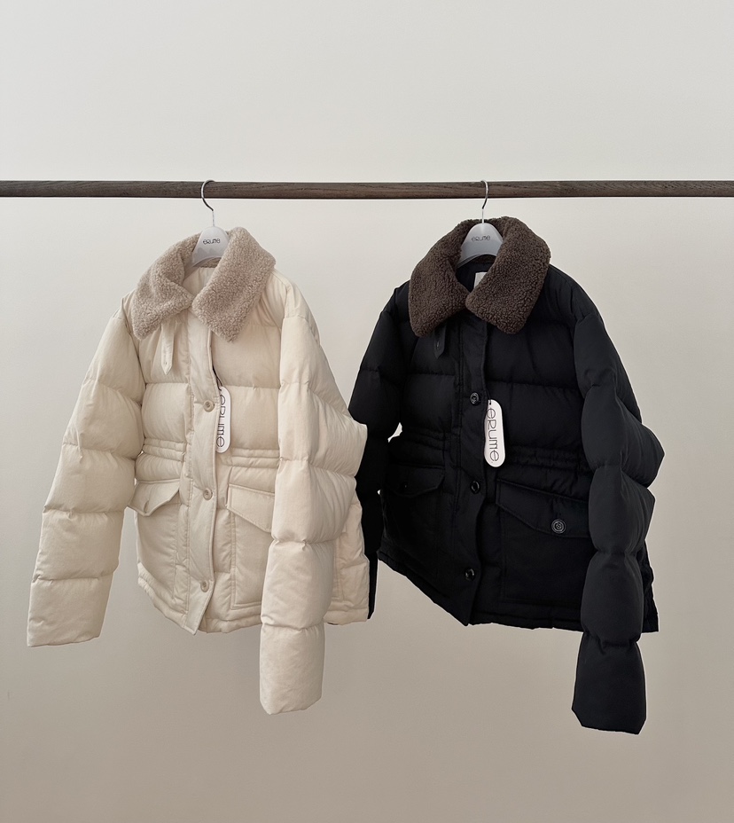 ERUME東大門㊣代購女裝新品25秋冬人氣熱賣職業時尚短款棉服ERUME短款棉服