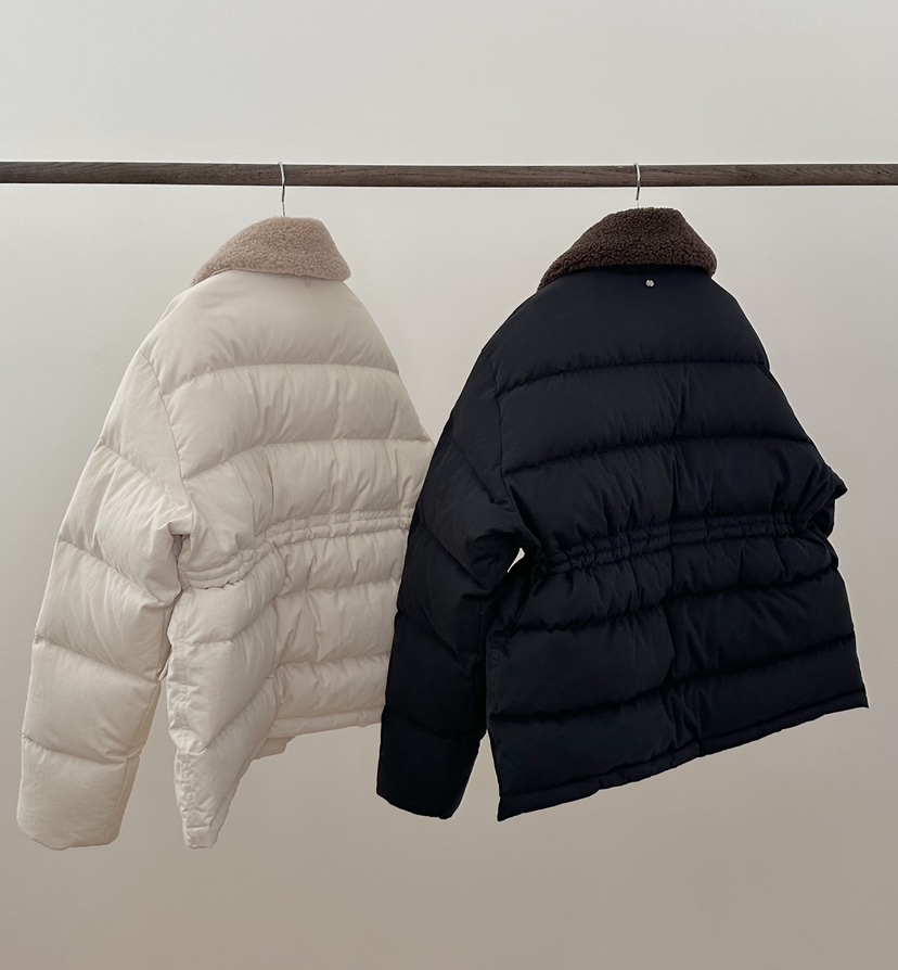 ERUME東大門㊣代購女裝新品25秋冬人氣熱賣職業時尚短款棉服ERUME短款棉服