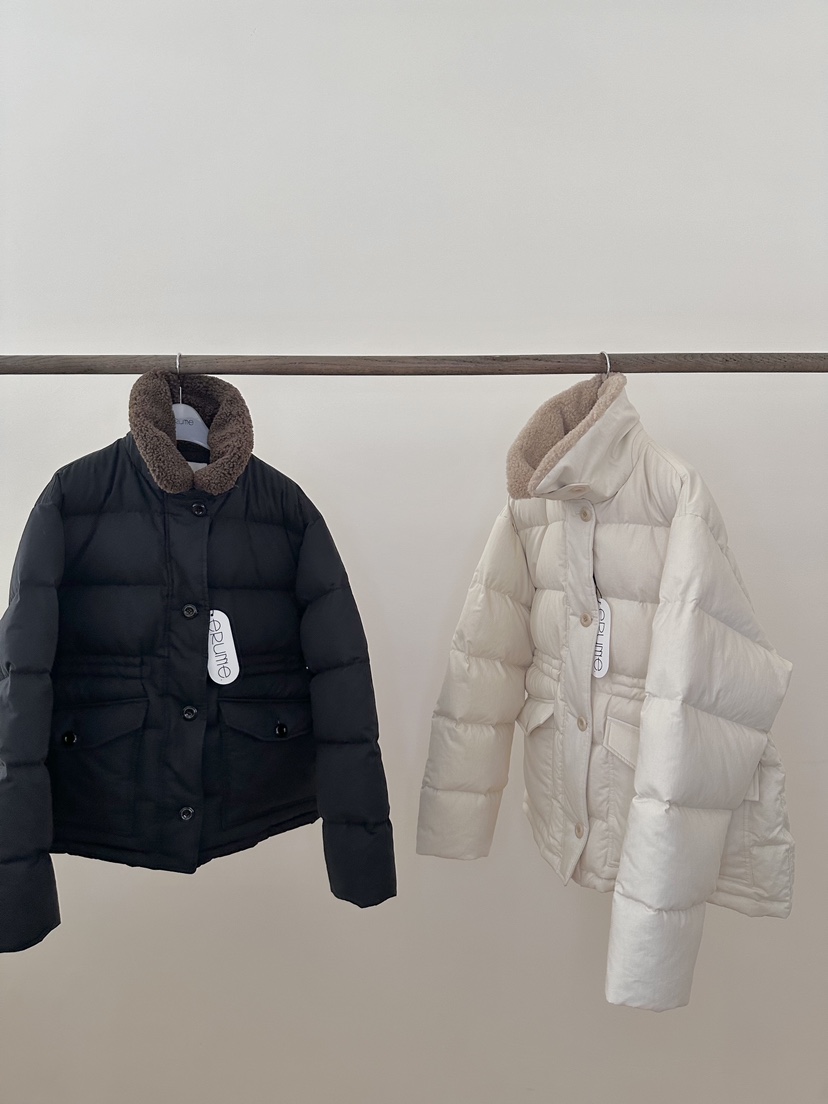 ERUME東大門㊣代購女裝新品25秋冬人氣熱賣職業時尚短款棉服ERUME短款棉服