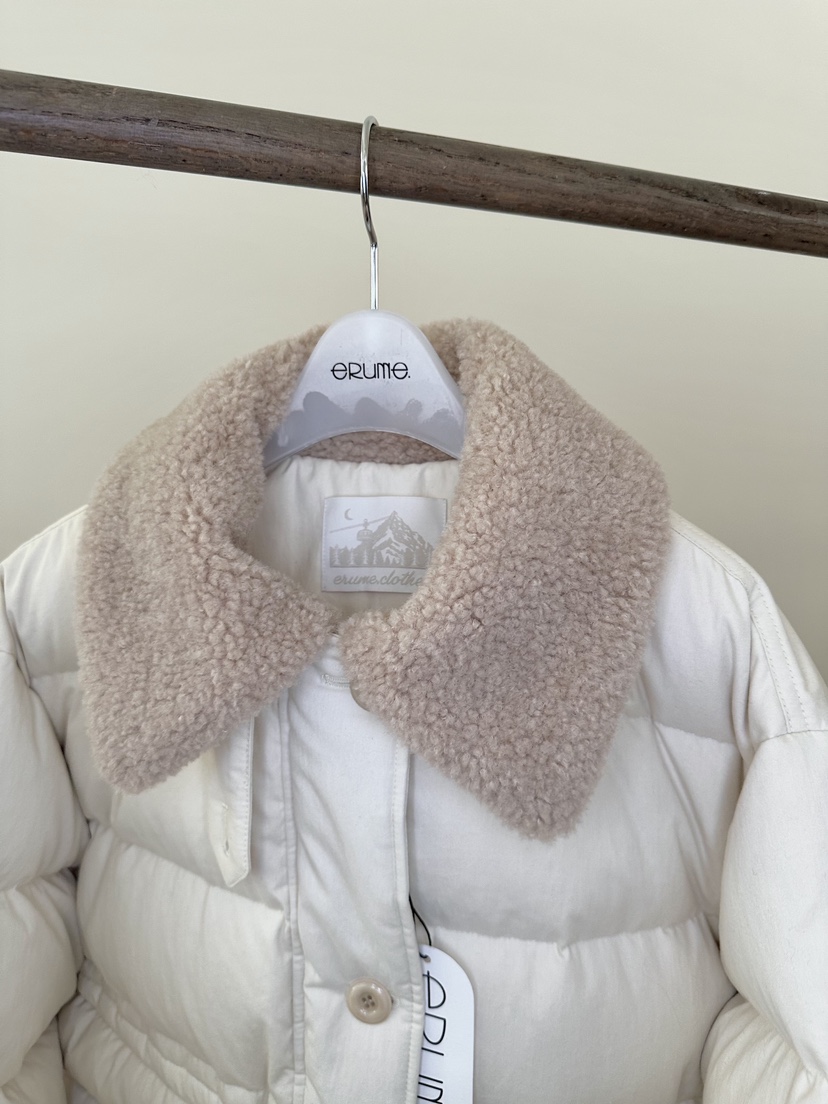 ERUME東大門㊣代購女裝新品25秋冬人氣熱賣職業時尚短款棉服ERUME短款棉服