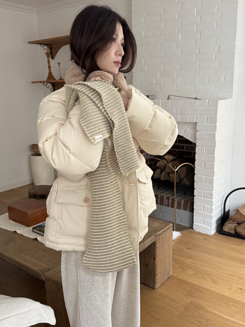 ERUME東大門㊣代購女裝新品25秋冬人氣熱賣職業時尚短款棉服ERUME短款棉服