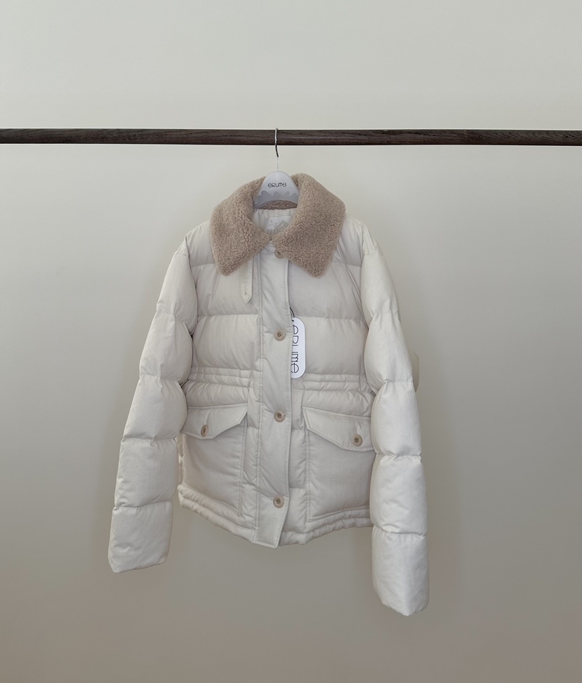 ERUME東大門㊣代購女裝新品25秋冬人氣熱賣職業時尚短款棉服ERUME短款棉服圖色1