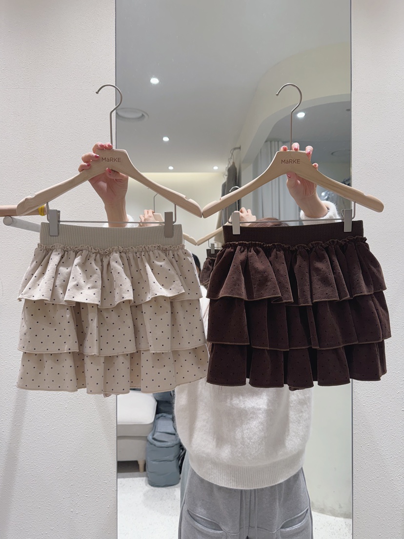 MARKE-P東大門㊣直郵女裝新品職業休閑25秋冬時尚裙褲燈芯絨MARKE-P裙褲