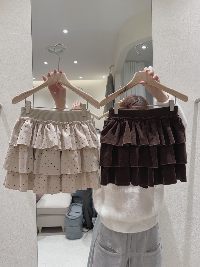 MARKE-P東大門㊣直郵女裝新品職業休閑25秋冬時尚裙褲燈芯絨MARKE-P裙褲