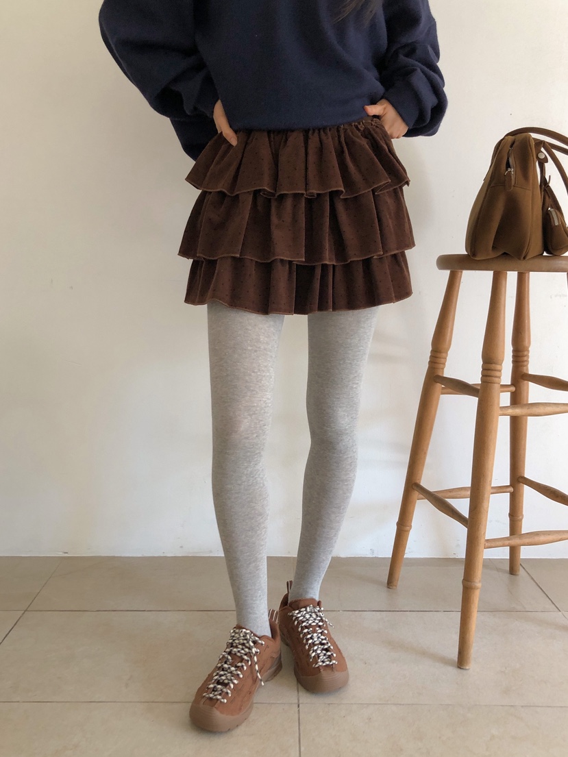 MARKE-P東大門㊣直郵女裝新品職業休閑25秋冬時尚裙褲燈芯絨MARKE-P裙褲