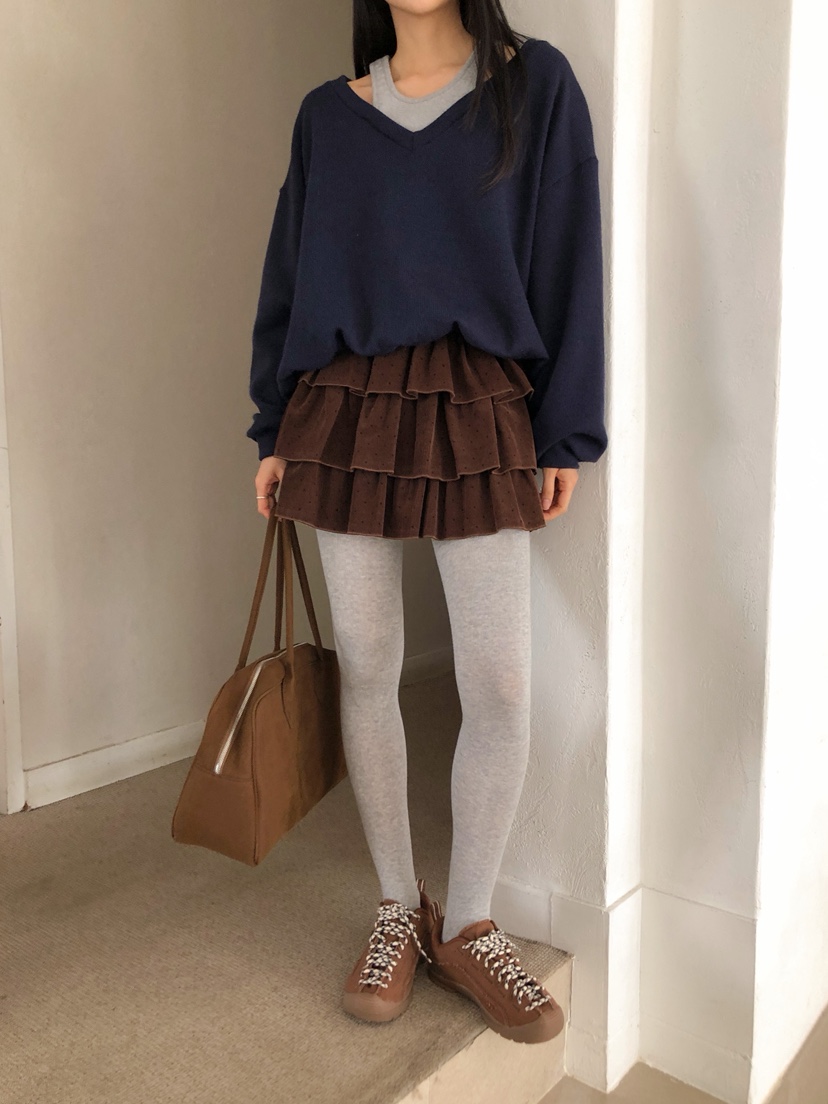 MARKE-P東大門㊣代購女士新品時尚休閑推薦人氣針織衫假兩件MARKE-P針織衫