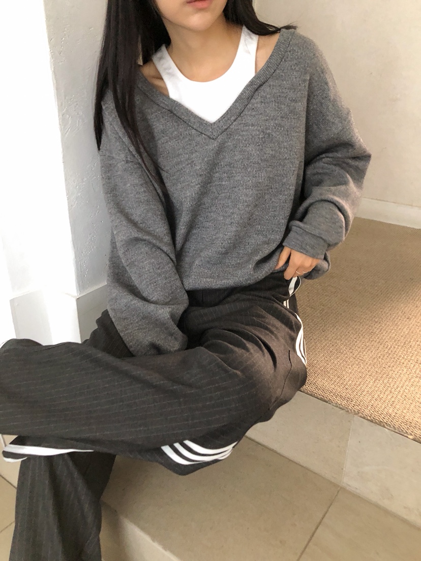 MARKE-P東大門㊣代購女士新品時尚休閑推薦人氣針織衫假兩件MARKE-P針織衫