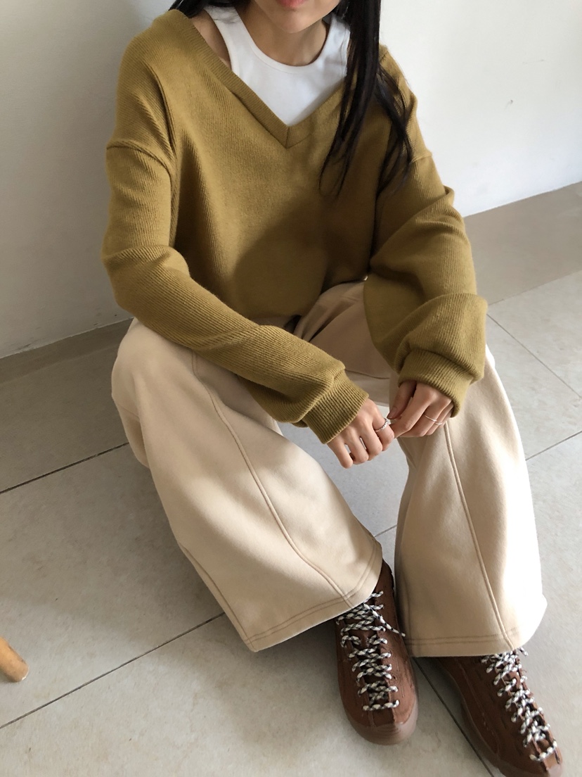 MARKE-P東大門㊣代購女士新品時尚休閑推薦人氣針織衫假兩件MARKE-P針織衫