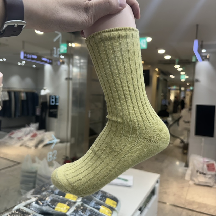 AILEEN韓國直郵㊣女裝新款熱賣時尚推薦人氣職業休閑25秋冬襪子LEJUNEV襪子圖色6