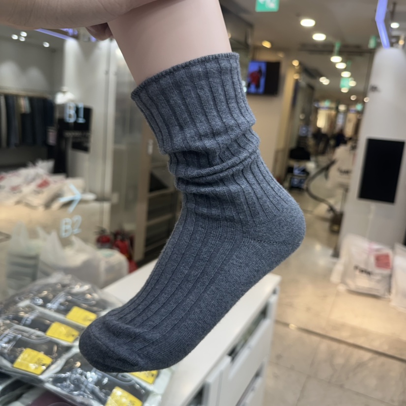 AILEEN韓國直郵㊣女裝新款熱賣時尚推薦人氣職業休閑25秋冬襪子LEJUNEV襪子圖色11深灰