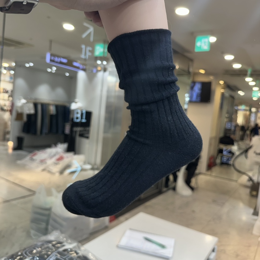 AILEEN韓國直郵㊣女裝新款熱賣時尚推薦人氣職業休閑25秋冬襪子LEJUNEV襪子圖色13