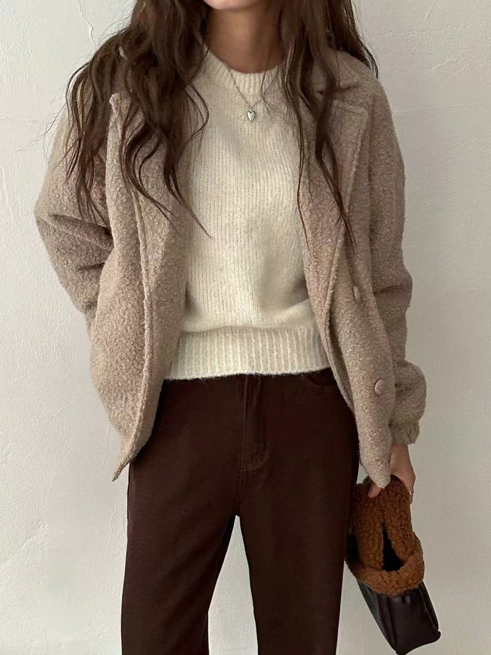 WEEK PLAN東大門㊣實拍女裝新品時尚人氣熱賣推薦夾克打折WEEK PLAN夾克圖色1