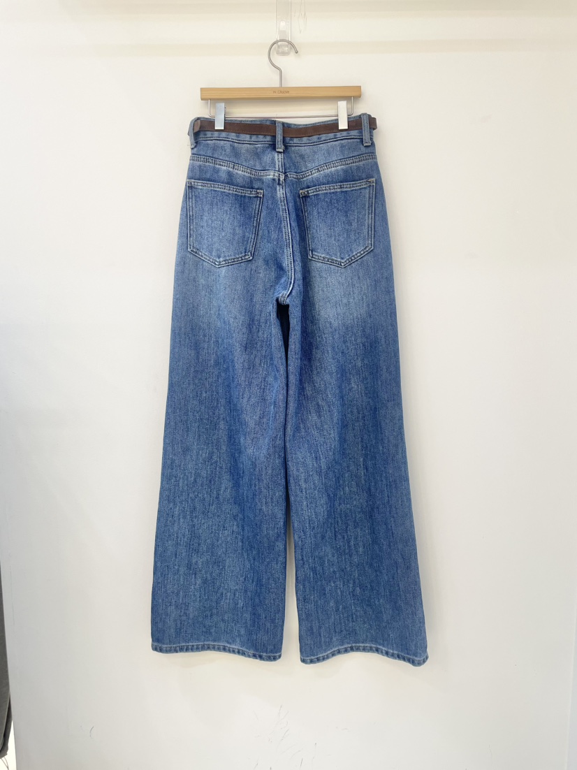 MILLIMETER東大門㊣實拍女裝新品職業25秋冬牛仔褲不含腰帶MILLIMETER/MGML牛仔褲