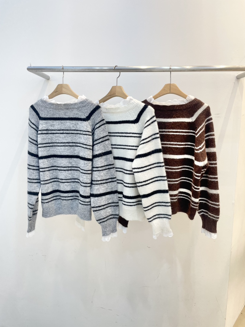 MILLIMETER東大門㊣實拍女裝新款時尚職業人氣休閑針織衫褶皺MILLIMETER/MGML針織衫