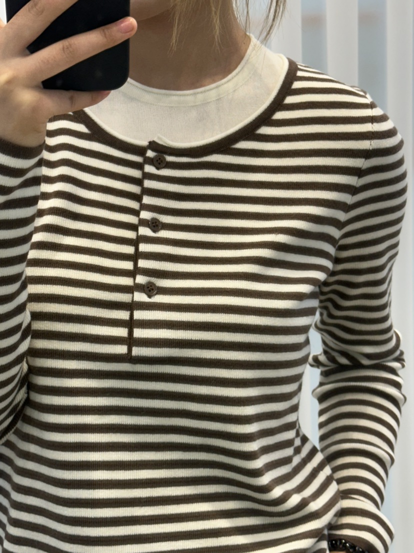 MILLIMETER東大門㊣直郵女士新品職業休閑人氣針織衫假兩件MILLIMETER/MGML針織衫