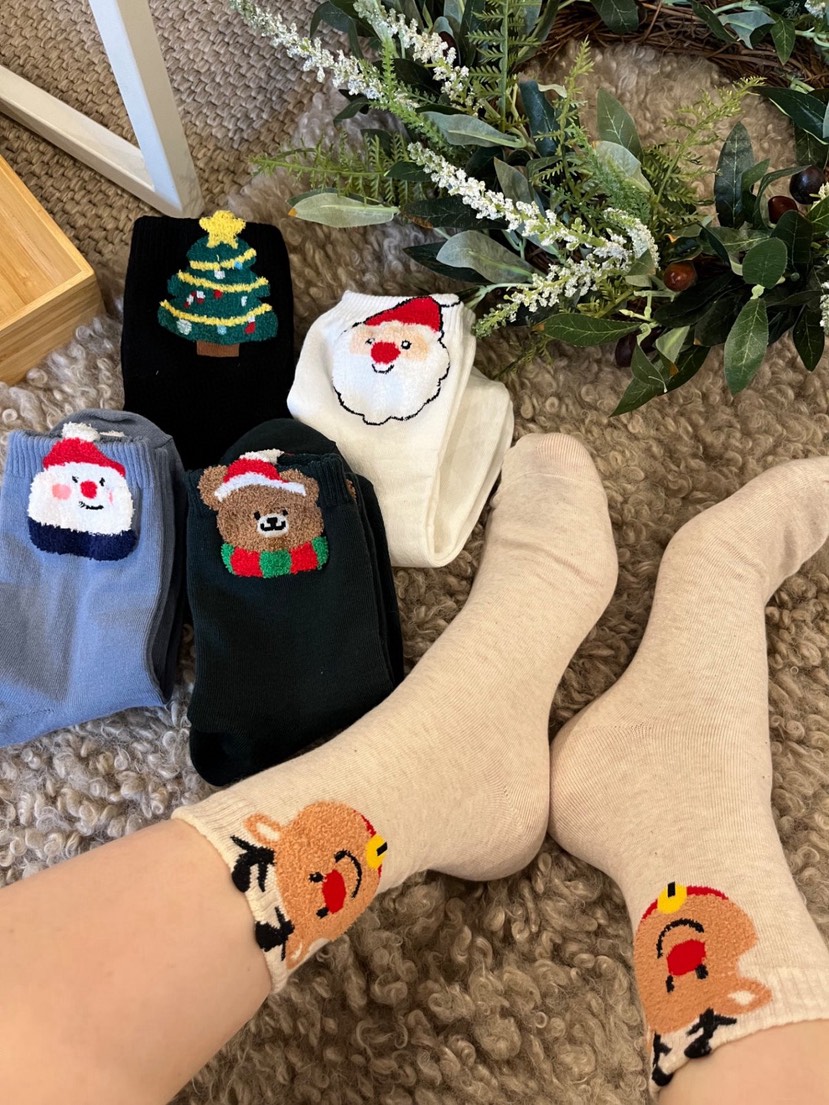 CACTUS-Q東大門㊣實拍女士新品熱賣時尚休閑推薦25秋冬襪子CACTUS十雙起/可混搭襪子圖色2