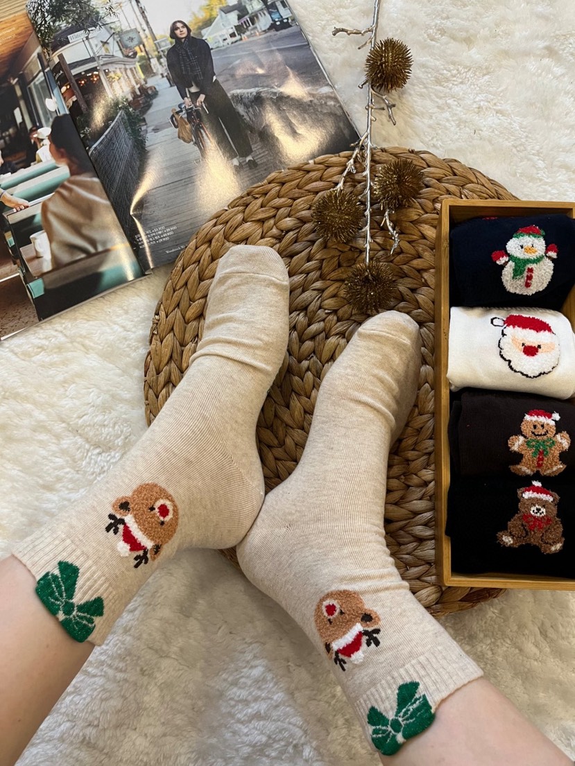 CACTUS-Q東大門㊣直郵女士新品人氣25秋冬休閑時尚職業襪子CACTUS十雙起/可混搭襪子圖色2