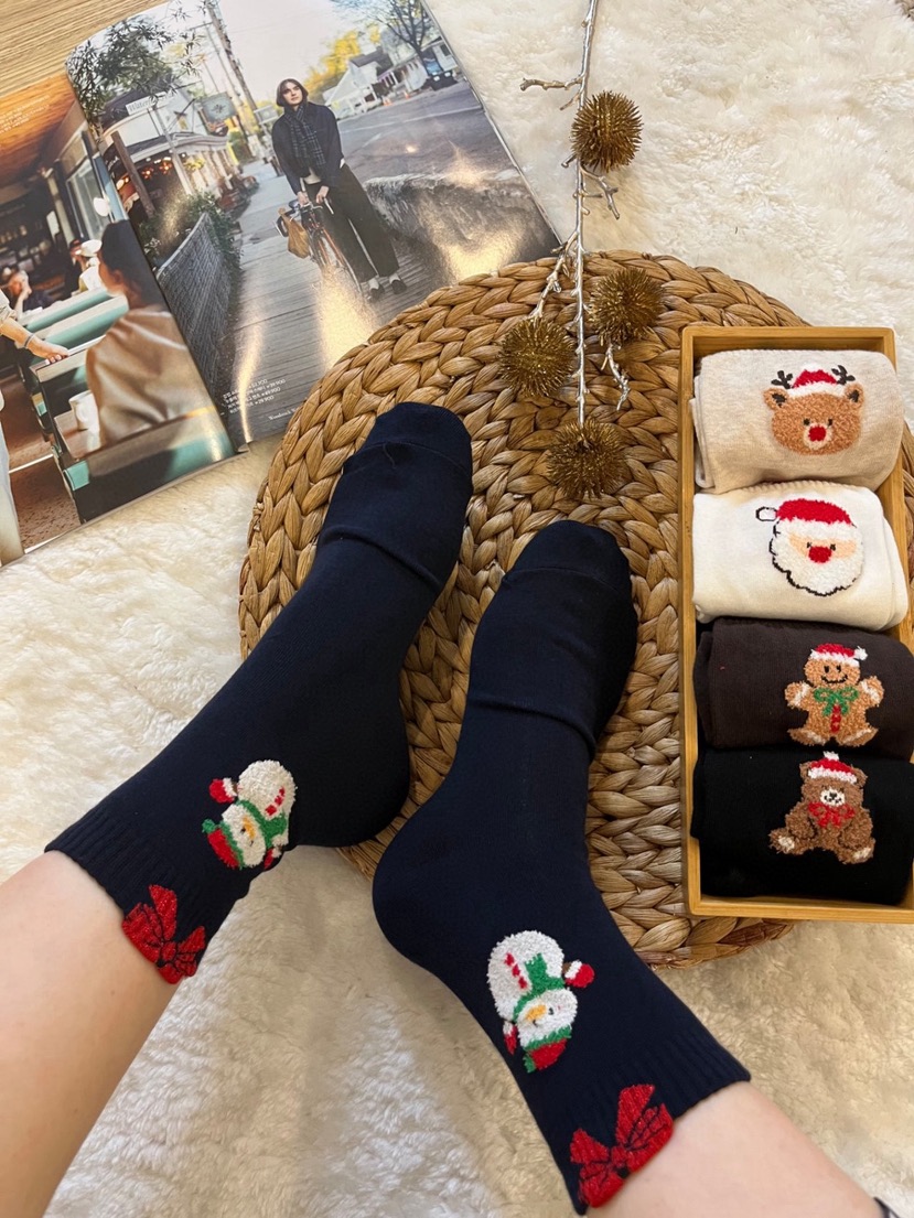 CACTUS-Q東大門㊣直郵女士新品人氣25秋冬休閑時尚職業襪子CACTUS十雙起/可混搭襪子圖色4