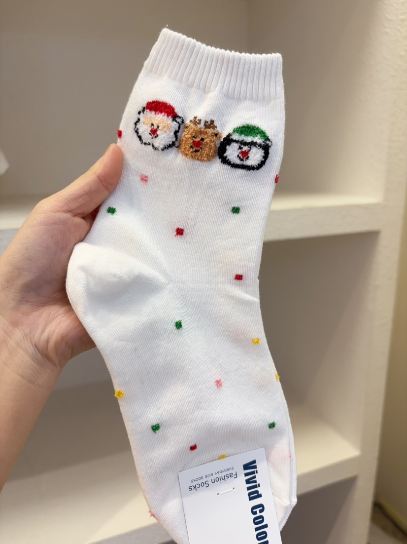 CACTUS-Q東大門㊣直郵女士新款時尚人氣休閑25秋冬熱賣襪子CACTUS十雙起/可混搭襪子圖色1