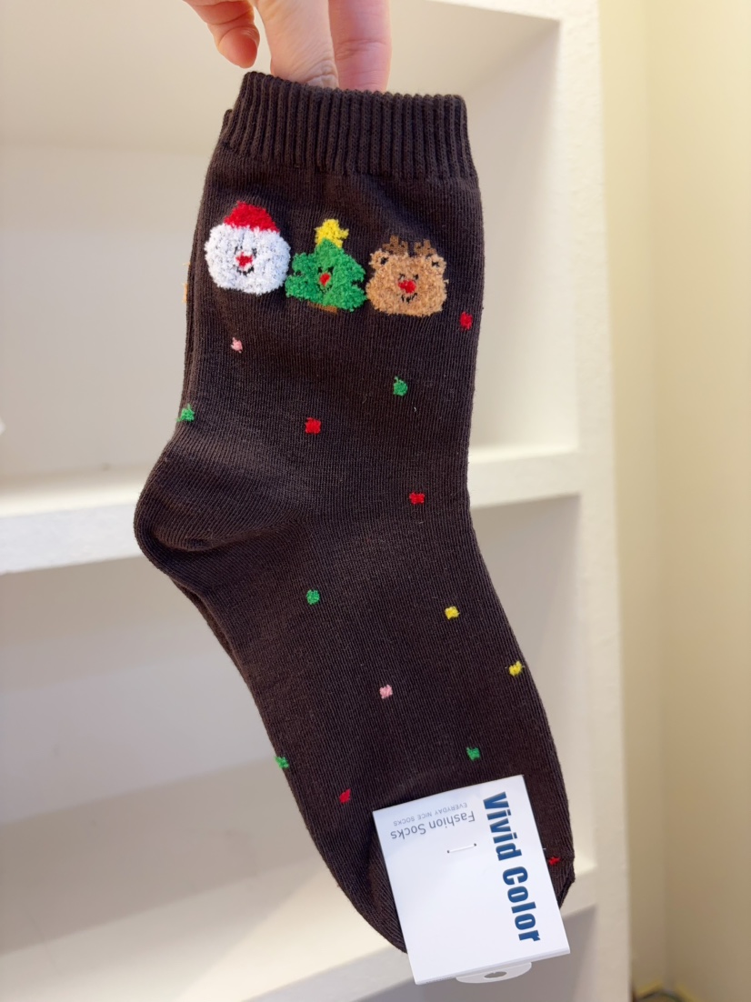 CACTUS-Q東大門㊣直郵女士新款時尚人氣休閑25秋冬熱賣襪子CACTUS十雙起/可混搭襪子圖色4