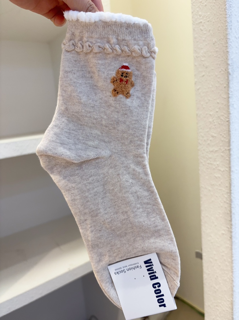 CACTUS-Q韓國代購㊣女士新品推薦人氣熱賣休閑25秋冬職業襪子CACTUS十雙起/可混搭襪子圖色1