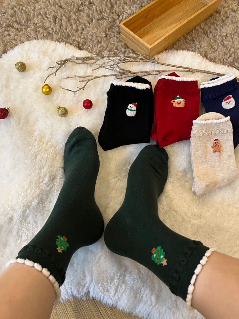 CACTUS-Q韓國代購㊣女士新品推薦人氣熱賣休閑25秋冬職業襪子CACTUS十雙起/可混搭襪子圖色3