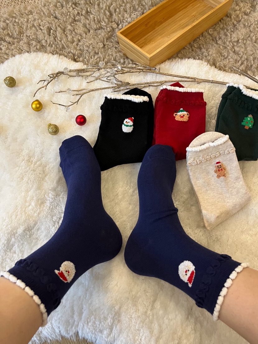 CACTUS-Q韓國代購㊣女士新品推薦人氣熱賣休閑25秋冬職業襪子CACTUS十雙起/可混搭襪子圖色4