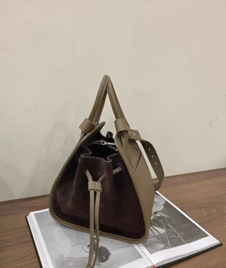 TROUVAILLE東大門㊣直郵女裝新品推薦手拿包腋下包絨面革牛皮TROUVAILLE手拿包/腋下包