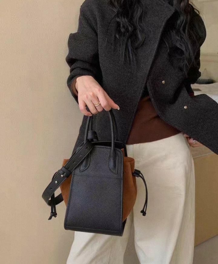 TROUVAILLE東大門㊣直郵女裝新品推薦手拿包腋下包絨面革牛皮TROUVAILLE手拿包/腋下包