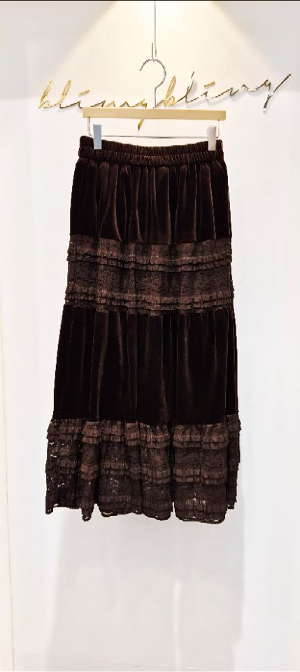 RICO東大門㊣實拍女士新款推薦25秋冬職業時尚休閑人氣長裙bling bling/RICO長裙