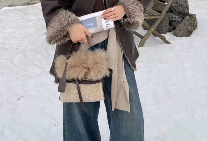 TROUVAILLE韓國代購㊣女裝新品職業人氣熱賣單肩斜跨包狐貍TROUVAILLE單肩/斜跨包