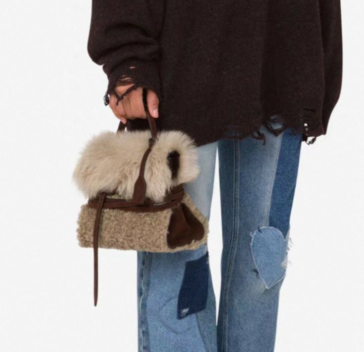 TROUVAILLE韓國代購㊣女裝新品職業人氣熱賣單肩斜跨包狐貍TROUVAILLE單肩/斜跨包