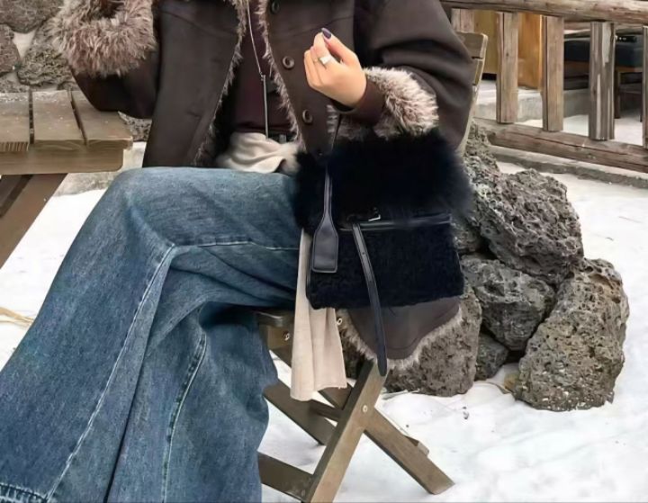 TROUVAILLE韓國代購㊣女裝新品職業人氣熱賣單肩斜跨包狐貍TROUVAILLE單肩/斜跨包