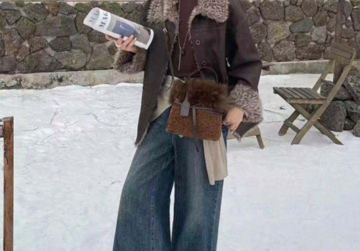 TROUVAILLE韓國代購㊣女裝新品職業人氣熱賣單肩斜跨包狐貍TROUVAILLE單肩/斜跨包