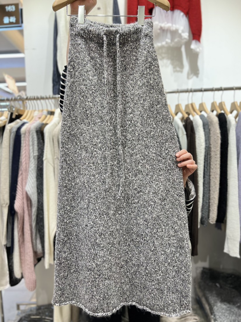 OLA韓國直郵㊣女裝新品推薦人氣時尚熱賣25秋冬職業休閑長裙mellor/OLA長裙圖色3