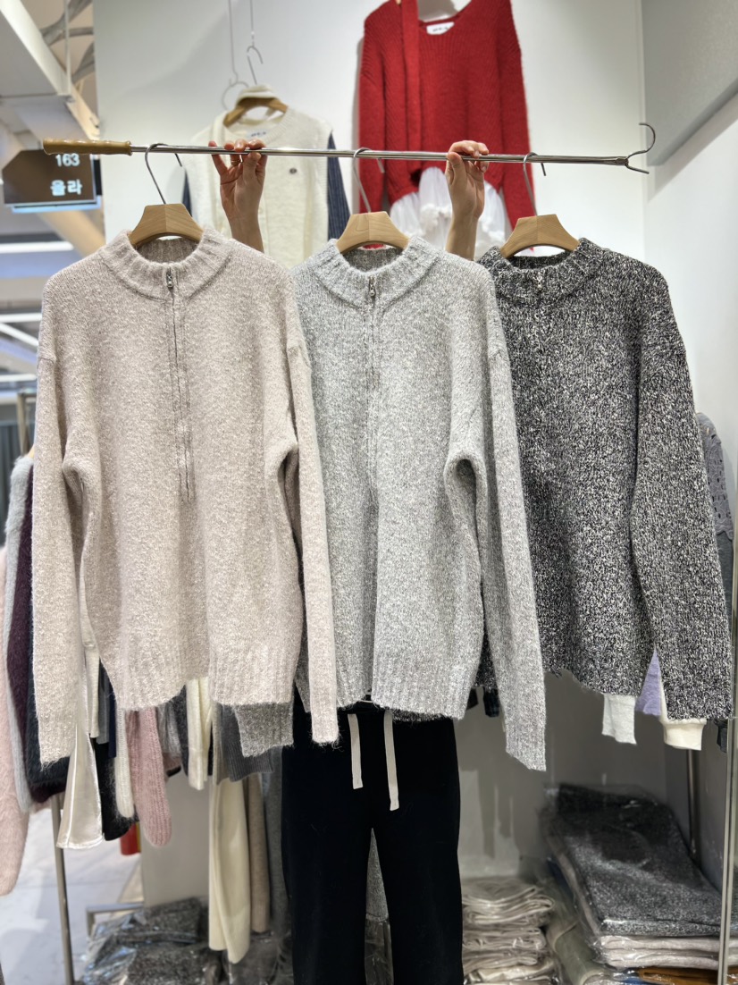 OLA東大門㊣代購女士新款休閑熱賣推薦25秋冬職業時尚針織衫mellor/OLA針織衫