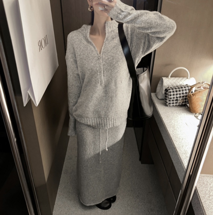 OLA東大門㊣代購女士新款休閑熱賣推薦25秋冬職業時尚針織衫mellor/OLA針織衫