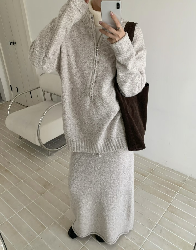 OLA東大門㊣代購女士新款休閑熱賣推薦25秋冬職業時尚針織衫mellor/OLA針織衫