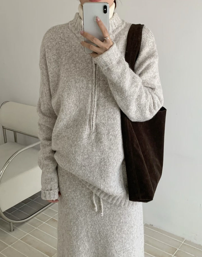 OLA東大門㊣代購女士新款休閑熱賣推薦25秋冬職業時尚針織衫mellor/OLA針織衫