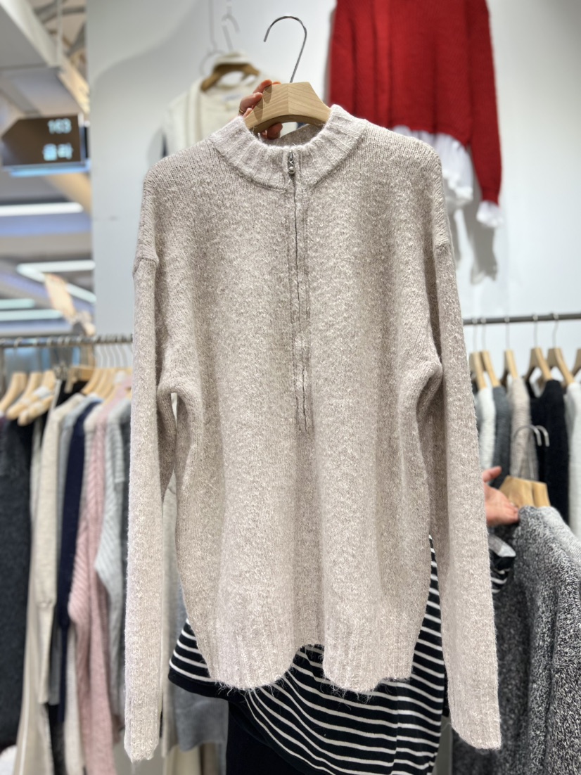 OLA東大門㊣代購女士新款休閑熱賣推薦25秋冬職業時尚針織衫mellor/OLA針織衫圖色1