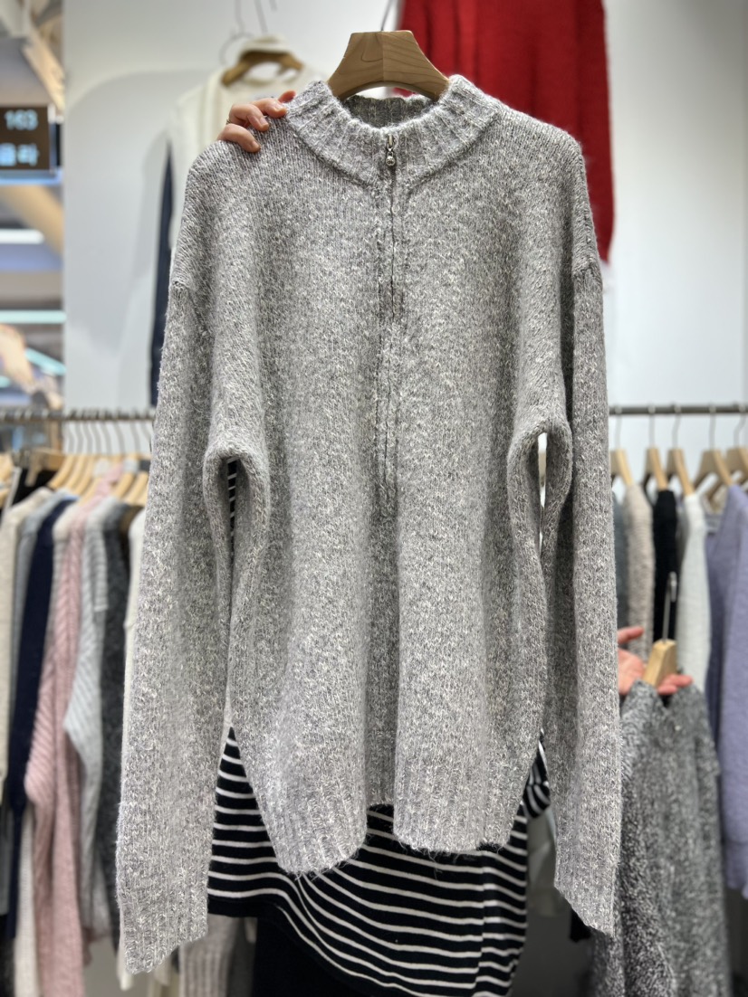 OLA東大門㊣代購女士新款休閑熱賣推薦25秋冬職業時尚針織衫mellor/OLA針織衫圖色2