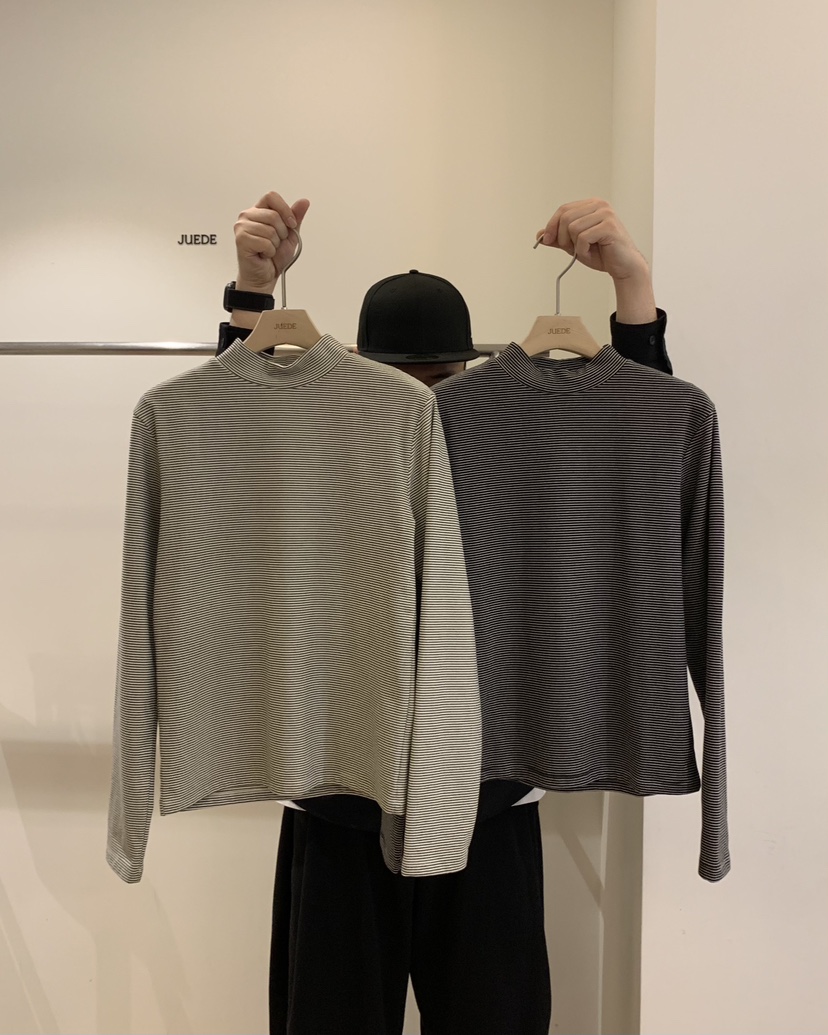 JUEDE東大門㊣直郵女士新款25秋冬長袖T恤JUEDE長袖T恤