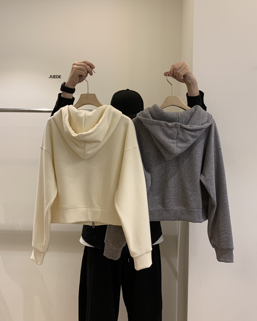 JUEDE東大門㊣代購女士新款25秋冬衛衣加絨JUEDE衛衣