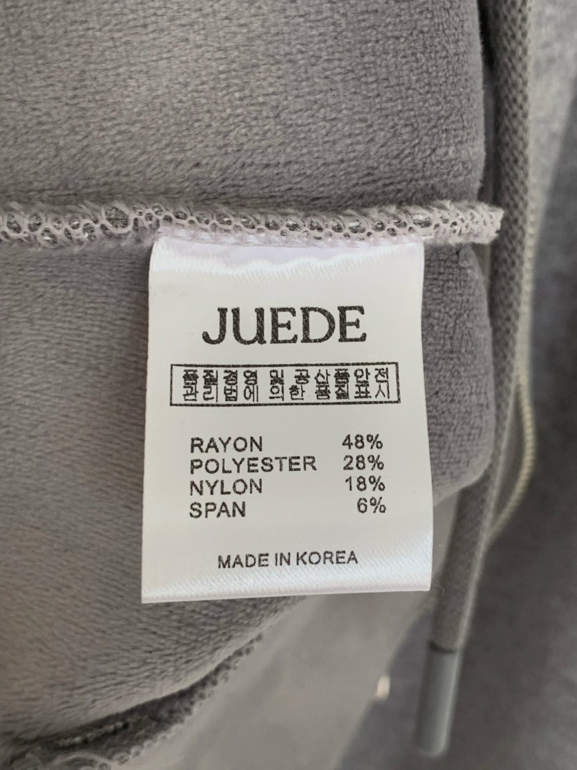 JUEDE東大門㊣代購女士新款25秋冬衛衣加絨JUEDE衛衣