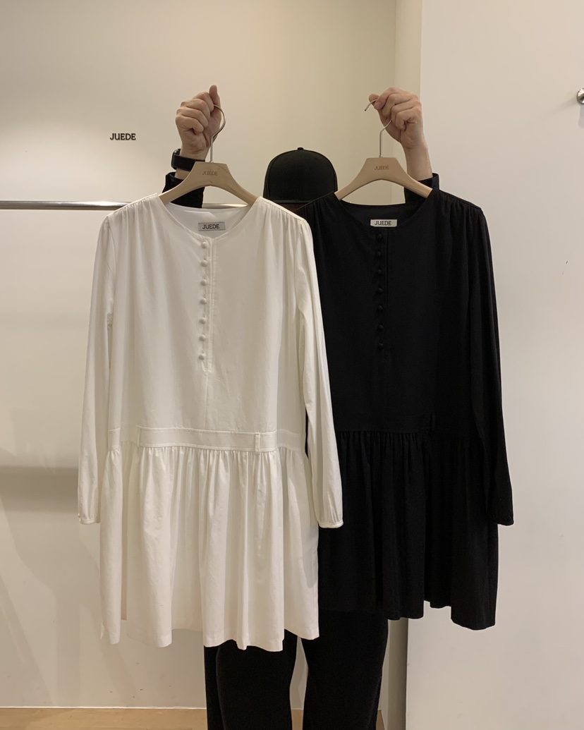 JUEDE韓國直郵㊣女裝新品熱賣休閑連衣裙JUEDE連衣裙