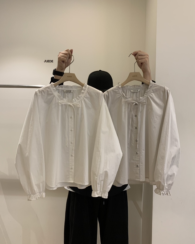 JUEDE東大門㊣代購女裝新款職業襯衫蕾絲衫JUEDE襯衫/蕾絲衫