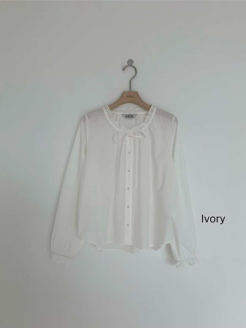 JUEDE東大門㊣代購女裝新款職業襯衫蕾絲衫JUEDE襯衫/蕾絲衫圖色1