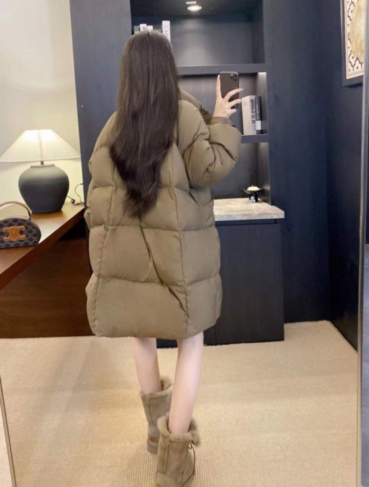 BOBBIE DOLL韓國代購㊣女裝新款時尚職業熱賣休閑長款棉服BOBBIE DOLL長款棉服